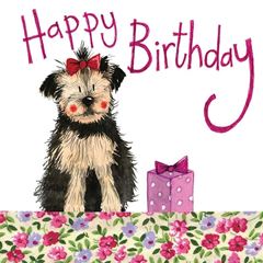 Picture of YORKIE BIRTHDAY CARD