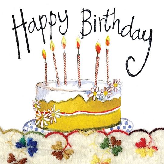 Image sur CANDLES BIRTHDAY CARD