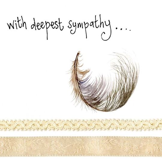Image sur SYMPATHY FEATHER CARD