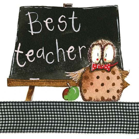 Bild von BEST TEACHER CARD