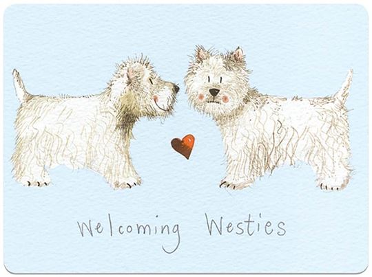 Image sur WELCOMING WESTIES PLACEMAT