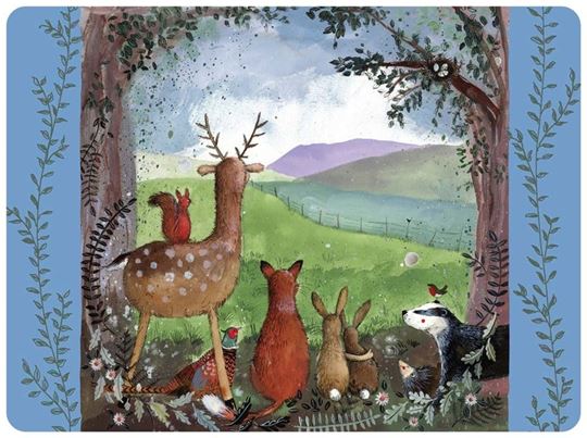 Image sur FOREST FRIENDS PLACE MAT