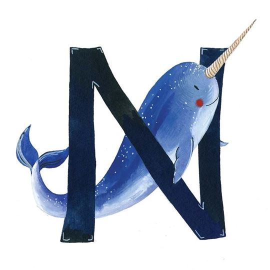 Picture of N ALPHABET TILE