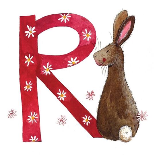 Bild von R ALPHABET TILE