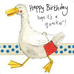 Bild von QUACKER BIRTHDAY CARD