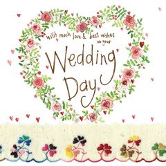 Picture of WEDDING HEART CARD