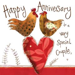 Picture of ANNIVERSARY HEART CARD