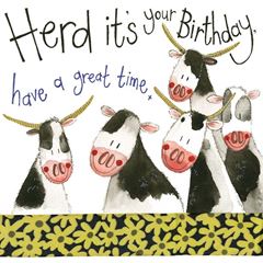 Bild von DAIRY HERD BIRTHDAY CARD