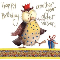 Picture of NONE THE WISER BIRTHDAY CARD