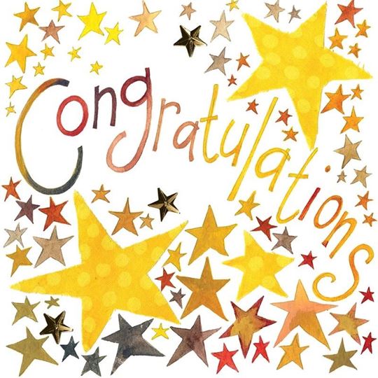 Image sur CONGRATULATIONS CARD