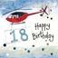 Image de  18 YEAR OLD HELICOPTER BIRTHDAY CARD