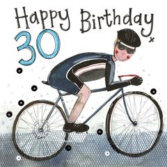 Picture of 30 YEAR OLD CYCLIST BIRTHDAY CARD