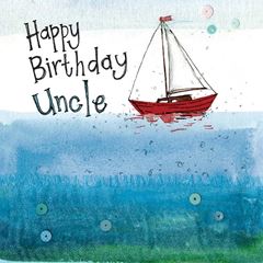 Image de UNCLE SAILBOAT BIRTHDAY CARD