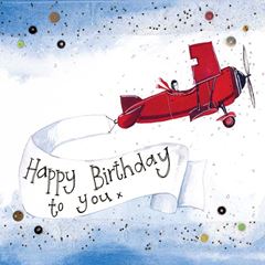 Picture of AEROPLANE BIRTHDAY CARD