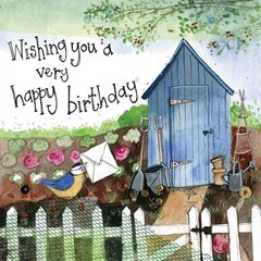 Picture of GARDEN HUT BIRTHDAY CARD