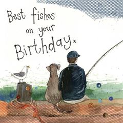 Picture of BEST FISHES BIRTHDAY CARD