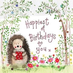 Bild von HEDGEHOG BIRTHDAY CARD