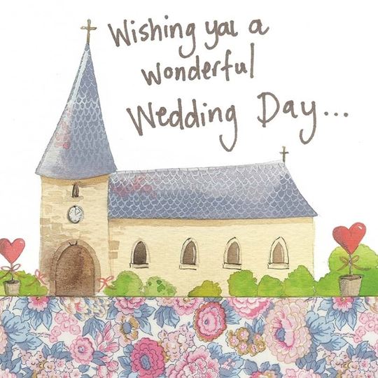 Image sur CHURCH WEDDING CARD