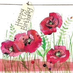 Bild von POPPIES BIRTHDAY CARD