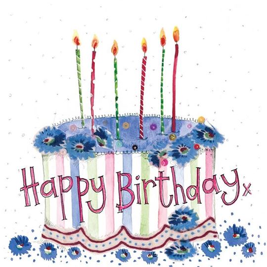 Image sur CAKE & CANDLES BIRTHDAY CARD
