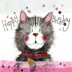 Picture of CAT & COLLAR BIRTHDAY CARD