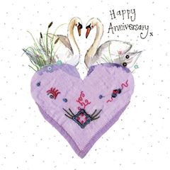 Picture of SWAN ANNIVERSARY CARD