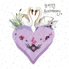 Bild von SWAN ANNIVERSARY CARD