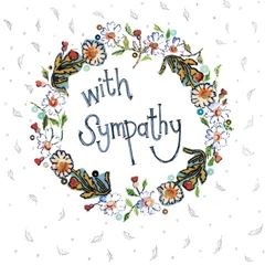 Picture of FLORAL SYMPATHY CARD