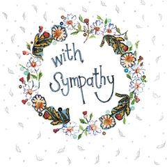 Image de FLORAL SYMPATHY CARD