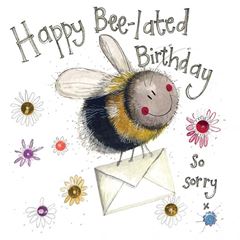 Immagine di BEE-LATED BIRTHDAY CARD