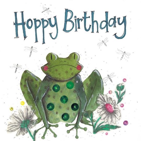 Image sur BIRTHDAY FROG CARD