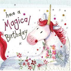Picture of UNICORN BIRTHDAY CARD