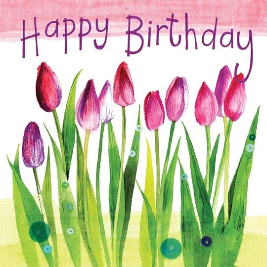 Immagine di TULIPS BIRTHDAY CARD