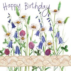 Picture of COUNTRY FLOWERS BIRTHDAY CARD