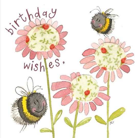 Image sur BIRTHDAY BEES CARD