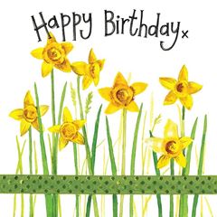 Immagine di DAFFODILS BIRTHDAY CARD