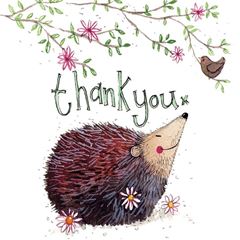 Image de THANK YOU HEDGEHOG CARD