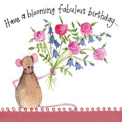 Image de BLOOMING FABULOUS BIRTHDAY CARD