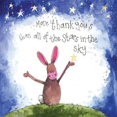 Image de STARLIGHT THANK YOU FOIL CARD