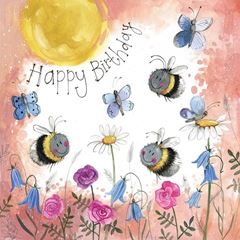 Image de SUNSHINE SWARM FOIL BIRTHDAY CARD