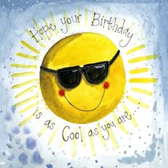Picture of SUMMER SUNSHINE FOIL BIRTHDAY CARD