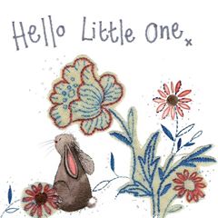 Bild von HELLO LITTLE ONE SPARKLE CARD