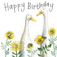 Picture of BIRTHDAY DUCKS SPARKLE CARD
