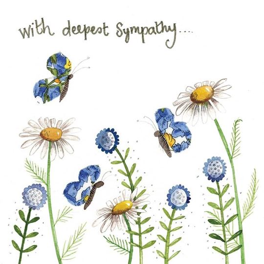 Image sur SYMPATHY DAISIES SPARKLE CARD