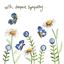 Immagine di SYMPATHY DAISIES SPARKLE CARD
