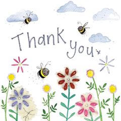 Picture of THANK YOU BEES SPARKLE CARD