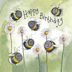Picture of SUNSHINE BUZZ BIRTHDAY FOIL CARD