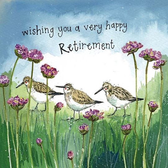Picture of DUNLIN & THRIFT RETIREMENT CARD
