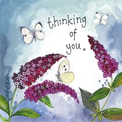 Picture of BUTTERFLIES & BUDDLEIA CARD