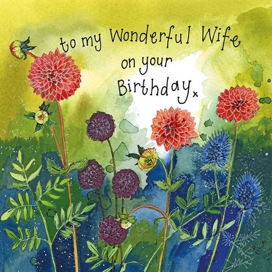 Bild von DAHLIA & SEA HOLLY WIFE CARD